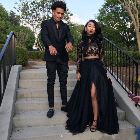 Black Long Sleeve Prom Dress, Two Piece Evening Dresses, Prom Dresses Under 100, Cheap Gowns, Prom Dresses 2018, 파티 드레스, Chique Outfits, Long Sleeve Prom, Vintage Prom