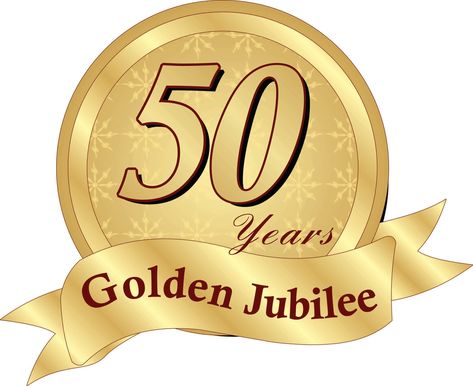 Golden Anniversary Gifts, 50 Golden Wedding Anniversary, Birthday Logo, 50 Years Anniversary, Golden Jubilee, Anniversary Sign, Golden Wedding Anniversary, Anniversary Logo, Weddings By Color