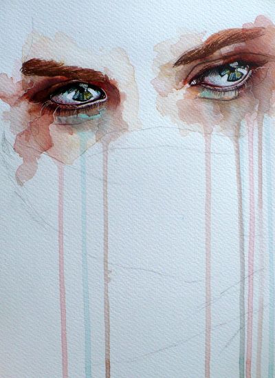 Crying eyes water colour Jane Beata, Art Amour, Watercolor Eyes, Arte Inspo, Art Et Illustration, Pen And Watercolor, Art And Illustration, Eye Art, Art Watercolor