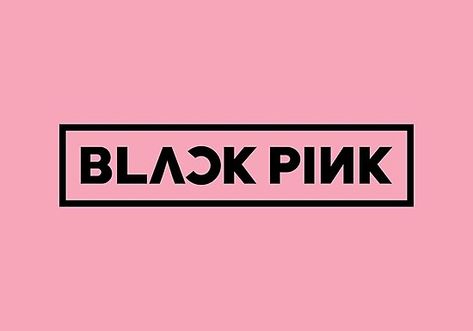 BLACKPINK (logo) Blackpink Logo, Pink Walpaper, 3d Cinema, Pink Names, Dark Soul, Baby Tattoos, Trendy Wallpaper, Blackpink And Bts, Paper Crafts Diy Kids