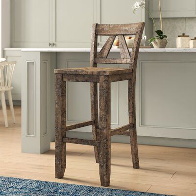 Wooden Bar Stools With Back, Farmhouse Bar Stools, Counter Stools With Backs, Wooden Bar Stools, Rustic Bar, 30 Bar Stools, Bar Stools With Backs, Farmhouse Traditional, High Design