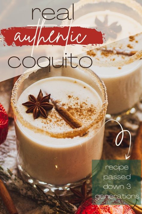 Coquito Recipe Puerto Rican Authentic With Egg, Creamy Coquito Recipe, Coconut Coquito Recipe, Mexican Egg Nog, Hennessy Coquito Recipe, Cocorita Recipe, Coquito Recipe With Tea, Banana Coquito Recipe, Coquito Recipe With Eggs