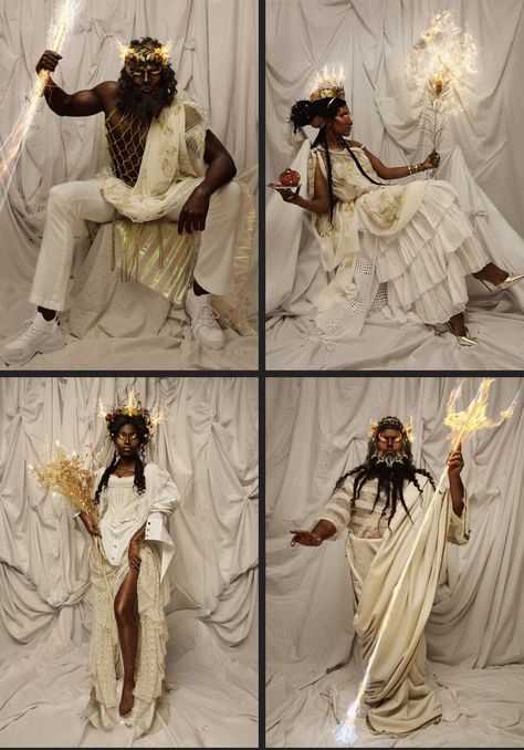 Seraph Aesthetic, Greek Mythology Costumes, Mythology Costumes, Greek God Costume, Gesture Drawing Poses, God Clothes, Greek Costume, Greek Goddess Costume, Black God