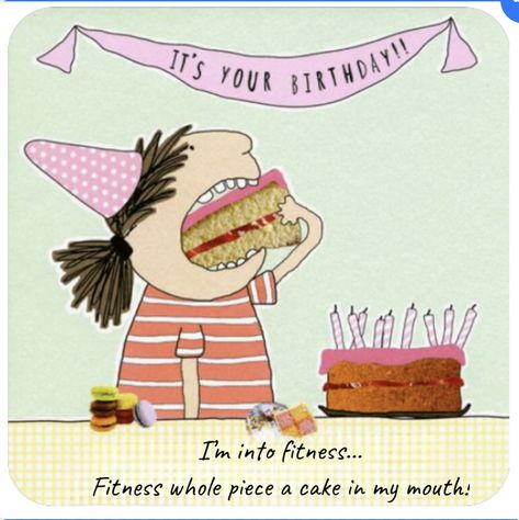 Birthday Funnies, Rosie Made A Thing, Birthday Gorgeous, Cake Girl, Happy Birthday Meme, Happy Birthday Funny, Happy Birthday Pictures, Card Sayings, Birthday Wishes Quotes