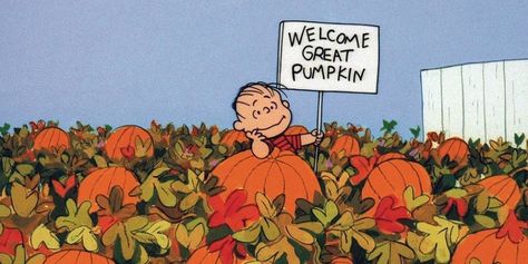 Welcome Great Pumpkin, Charlie Brown Cartoon, Charlie Brown Wallpaper, Brown Cartoon, The Great Pumpkin Charlie Brown, It's The Great Pumpkin Charlie Brown, Best Halloween Movies, Great Pumpkin Charlie Brown, It's The Great Pumpkin