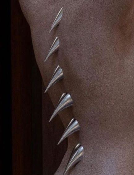 Metal Claws Aesthetic, Kalopsia Aesthetic, Body Mods Aesthetic, Bone Aethstetic, Kinbaku Aesthetic, Spine Fashion, Shape Shifter Aesthetic, Metals Aesthetic, Shapeshifting Aesthetic