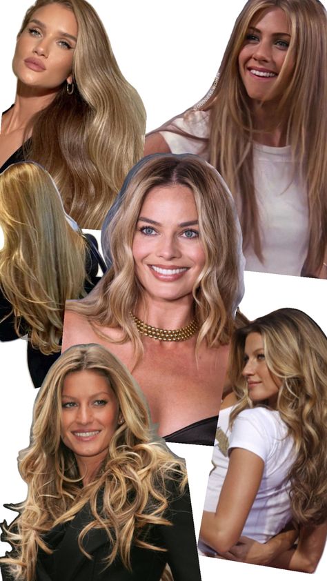 Blonde Jennifer Aniston, Jennifer Aniston Blonde Hair, Jennifer Aniston Blonde, Hair Mood Board, Soft Balayage, Perfect Hairstyle, Different Hair Colors, Honey Blonde Hair, Long Hair Color