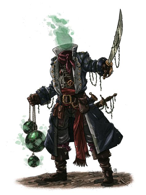 Sea Revenant My idea of a ghost pirate. Concepts here Original for sale here Ghost Pirate, Pirate Art, Hobbit Hole, Dungeons And Dragons Characters, My Idea, Fantasy Monster, The Revenant, A Ghost, Arte Fantasy