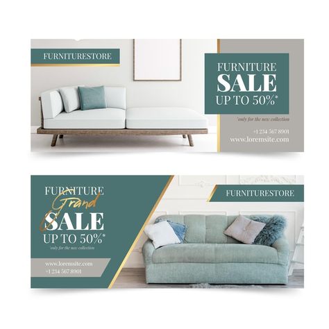 Furniture Banner Design, Cover Banner Design, Hotel Marketing Design, Vector Furniture, Furniture Banner, Google Banner Ads, Web Header, Google Banner, Furniture Graphic