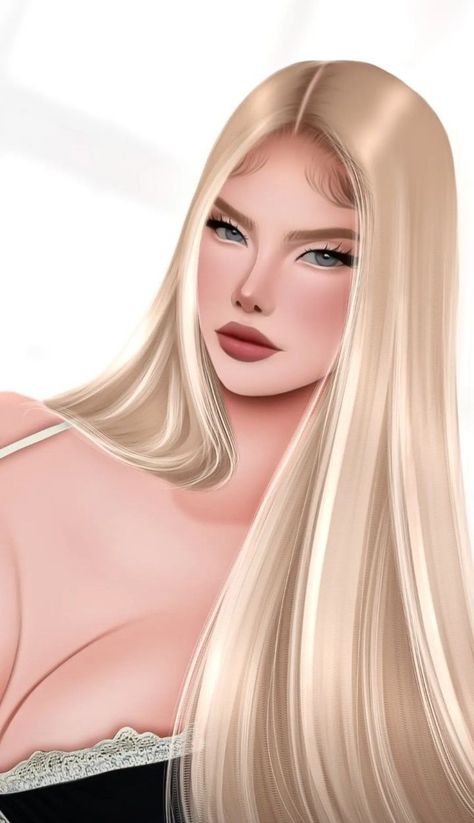 Repaint Imvu Feminino, Repaint Imvu, Pusheen Shop, Anime Decals, Sims 4 Collections, Blonde Women, Anime Character Drawing, Pusheen, Glow Up?