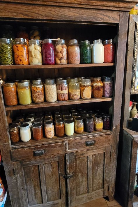 My 'spoils' this year. I had... - Canning Simple Recipes Food Canning Pantry, Home Stead, Canning Jar Storage, Homestead Decor, Beautiful Pantry, Homestead Kitchen, Canning Food Preservation, Farm Lifestyle, Storage Place