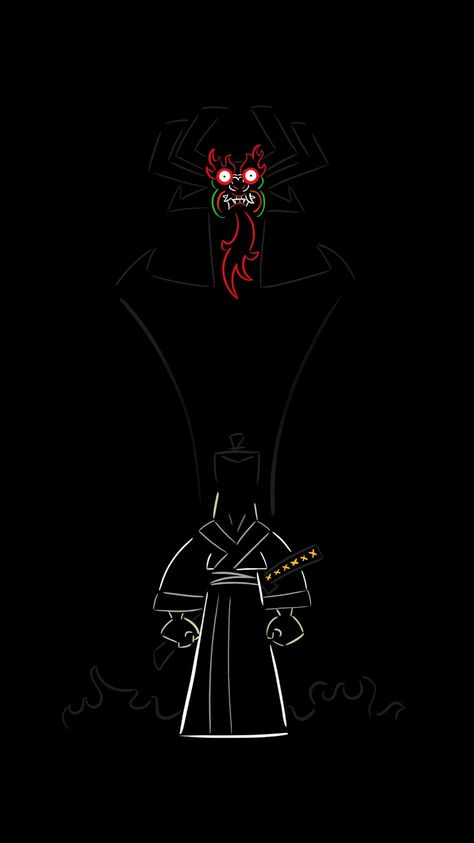 Samurai Jack Wallpapers, Man Motivation, Jack Tattoo, Warframe Art, Dragon Silhouette, Adventure Time Wallpaper, Amoled Wallpapers, Samurai Artwork, Japanese Drawings