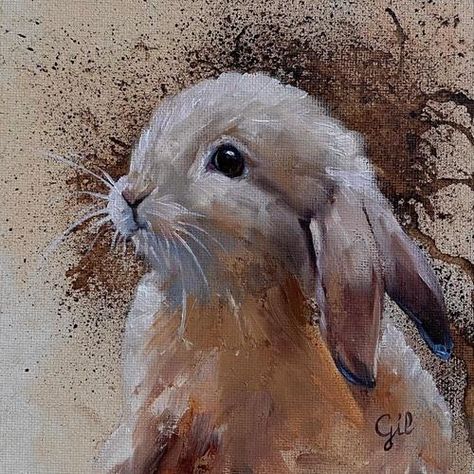 Abstract Painting Acrylic Modern, Animal Paintings Acrylic, Nursery Designs, Easter Paintings, Cats Art Drawing, Puppy Portraits, Bunny Watercolor, Bunny Painting, Rabbit Painting