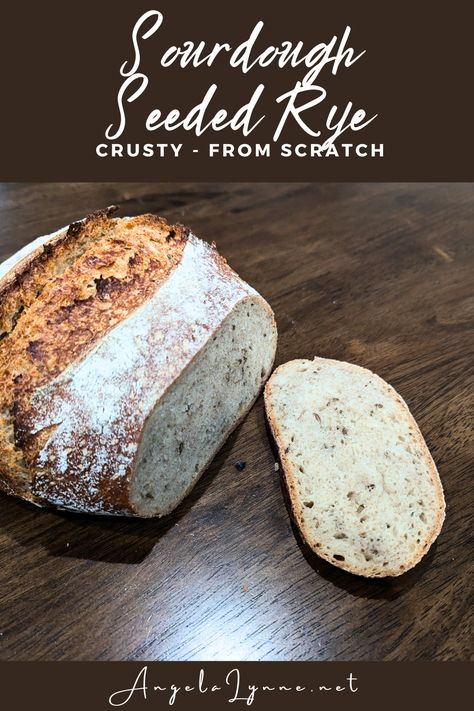 Seeded Rye Sourdough Bread Dark Rye Sourdough Bread, Seeded Rye Bread Recipe, Rye Sourdough Bread Recipe, Light Rye Bread Recipe, Recipe For Sourdough Bread, Sourdough Rye Bread Recipe, Rye Recipes, Rye Sourdough Bread, Rye Bread Recipe