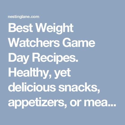 Best Weight Watchers Game Day Recipes. Healthy, yet delicious snacks, appetizers, or meals that are WW Friendly for your Super Bowl party. Weight Watchers Zucchini, Game Day Recipes, Zucchini Bites, Snacks Appetizers, Weight Watchers Chicken, Parmesan Crisps, Chicken Enchilada Soup, Quick And Easy Appetizers, Bowl Food