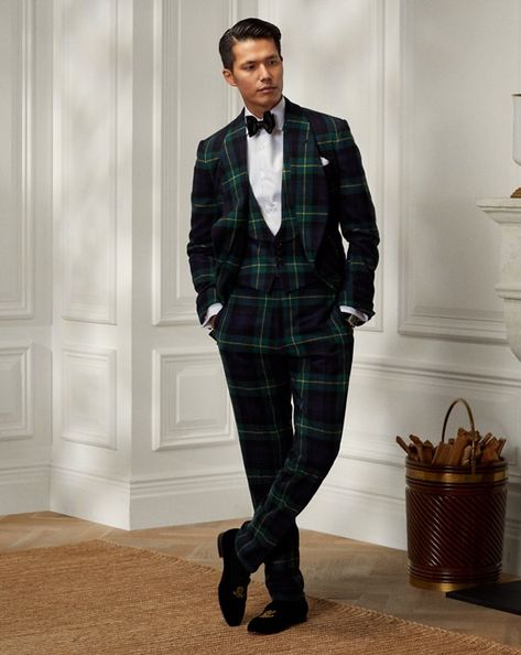 Gregory Handmade Tartan Formal Trouser Celestial Wedding Theme, Ralph Lauren Store, Designer Suits For Men, Tuxedo For Men, Tailored Blazer, Tuxedos, Men's Suits, Gentleman Style, Double Breasted Suit