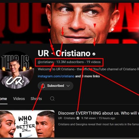 Cristiano Ronaldo has only nineteen videos on his YouTube channel and 13.3 million subscribers. Think about it. @cristiano Ronaldo Youtube Channel, Cristiano R, Million Subscribers, Troll Face, Think About It, Cristiano Ronaldo, Ronaldo, Youtube Channel, Quick Saves