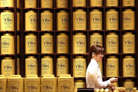 France House, Twg Tea, Luxury Tea, Best Things To Buy, Kitchen Remodel Design, Tea Culture, Bakery Design, Tea Canisters, Sign Display