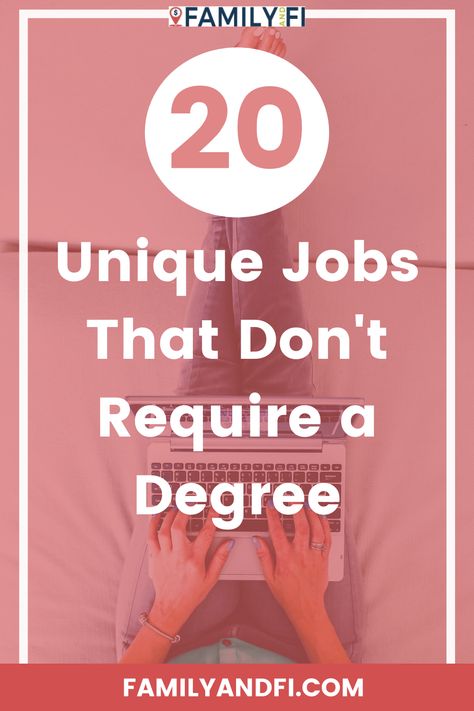 Like many people, I have been hunting for that unique job since I could work. It can be frustrating to be told you are not qualified because you do not have a degree. Come and read about 20 unique jobs that you can get without a degree. #howtofinda #money #career #job #best Careers Without A Degree, Job In Fashion, Jobs Without A Degree, Outdoor Jobs, Unique Jobs, Good Paying Jobs, Fashion Jobs, Associate Degree, Creative Jobs