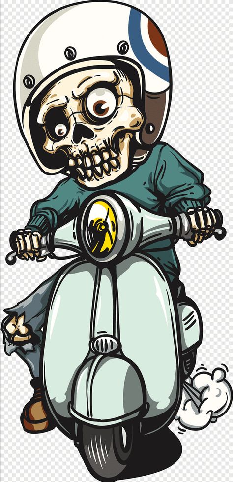 Zombie Background, Motorcycle Illustration, Cartoon Birds, Deco Stickers, Cartoon Tattoos, Skull Wallpaper, Skull Art, Cartoon Wallpaper, Doodle Art