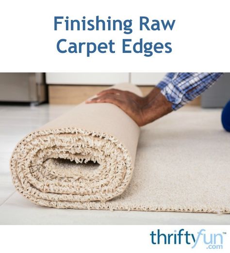 Carpet remnants can be used to make throw rugs. Finishing the edges can be done at a carpet shop or you can try some of the suggestions in this guide to do it yourself. This is a guide about finishing raw carpet edges. How To Finish Carpet Remnants, Carpet Scraps Ideas, Carpet Binding Diy, Carpet Remnants Diy, Cheap Large Rugs, Leftover Carpet, How To Patch Carpet, Bnb Ideas, Make A Rug