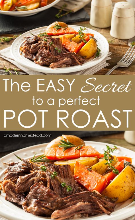 Delicious Pot Roast, Slow Cooker Pot Roast Recipes, Perfect Pot Roast, Easy Pot Roast, Best Pot Roast, Beef Pot Roast, Crockpot Roast, Slow Cooker Roast, Pot Roast Slow Cooker