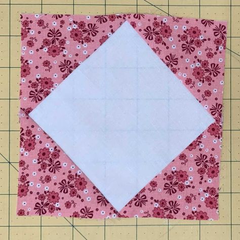 How to Make A Square in a Square Quilt Block ~ Tutorial - Days Filled With Joy Economy Square Quilt Block, Square On Square Quilt Block, Diamond In A Square Quilt Block, Square In A Square Quilt Block Chart, Square Within A Square Quilt Block, Square In Square Quilt Pattern, Granny Square Quilt Block Free Pattern, 8 Inch Quilt Blocks Free Pattern, Square In A Square Quilt Block Tutorials