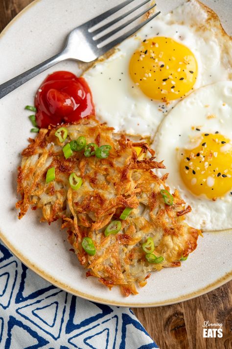 Syn Free Breakfast, Slimmers World Recipes, Crispy Hashbrowns, Pinch Of Nom, Speed Foods, Dairy Free Gluten Free, Syn Free, World Ideas, Hash Brown