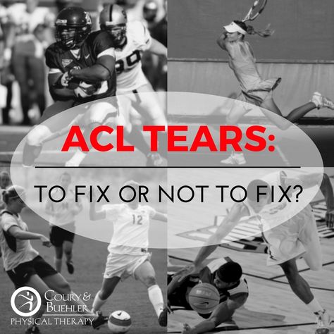 Tear your ACL? 😖 Check out whether or not you should fix it on our newest blog! Acl Surgery, Acl Tear, Injury Prevention, Physical Therapy, News Blog, Fix It, Surgery, Need To Know, Reading