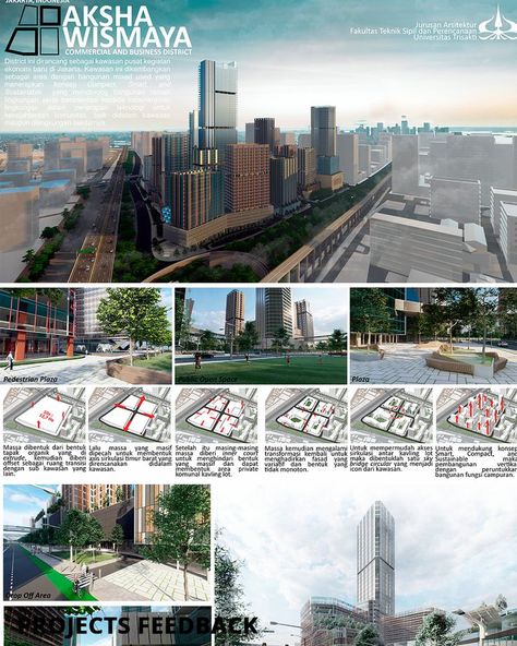 Transit Oriented Development, Central Building, District Vision, Central Business District, Business District, World View, Master Plan, Urban Planning, City Center