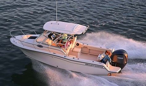 Whether fishing or playing, the Grady-White Adventure 218 is a versatile anomaly among a diverse fleet of small powerboats. Power Boats, Fishing, White