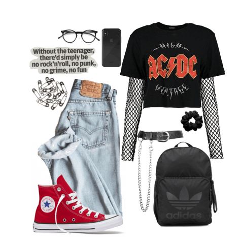 Grunge teenager Outfit | ShopLook Edgy Outfits For School, Teenager Outfits Girls Style, Emo Outfits For School, E Girl Outfits Aesthetic, Emo Girl Outfits, Egirl Fashion, Look Grunge, E Girl Outfits, Outfits Edgy