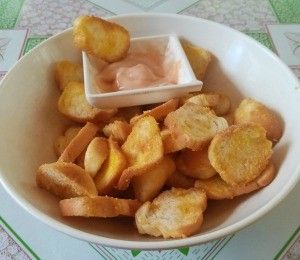 Bread Chips | ThriftyFun Bread Chips, Crunchy Bread, Cheese Powder, Favorite Dips, Bread Snacks, I Dont Have Time, White Bread, Drop In, Tater Tot