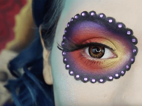 Dead Makeup Tutorial, Day Of Dead Costume, Muertos Makeup, Halloween Makeup Sugar Skull, Day Of The Dead Makeup, Halloween Makeup Clown, Dead Costume, Dead Makeup, Mexican Day Of The Dead