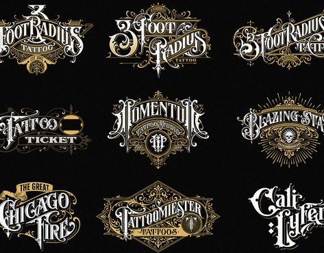 Victorian Lettering, Victorian Fonts, Glass Signage, Typography Graphic Design, Illustration Typography, Fire Tattoo, Graphic Design Fonts, Freelance Work, Typography Graphic