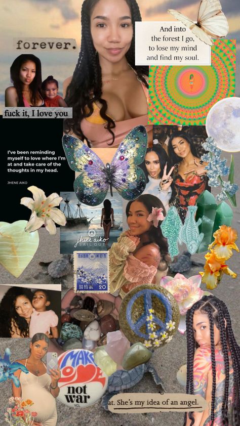 Ways Jhene Aiko, Jhene Aiko Album, Jhené Aiko Chilombo, R&b Aesthetic, Big Sean And Jhene, Awakening Art, Money Poster, Pretty Wallpaper Ipad, Cute Images For Wallpaper