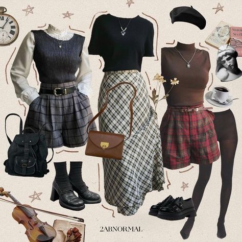 History Major Aesthetic, Art Academia Outfit, Acedamia Outfits, Art Major Aesthetic, Art Student Outfit, Dark Academia Outfit Women, Autumnal Outfits, Major Aesthetic, Art History Major