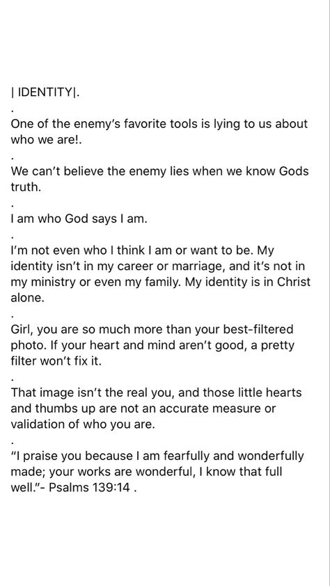 Identity In God, Identity In Christ Verses, Identity In Christ Quotes, Bybel Quotes, My Identity In Christ, God Rules, Identity Quotes, Digging Deeper, Bible Verses About Faith