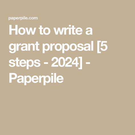 How to write a grant proposal [5 steps - 2024] - Paperpile How To Become A Grant Writer, Creative Writing Topics, Grant Proposal Writing, Proposal Paper, Informative Essay, Writing Support, Writing Introductions, Grant Proposal, Best Essay Writing Service