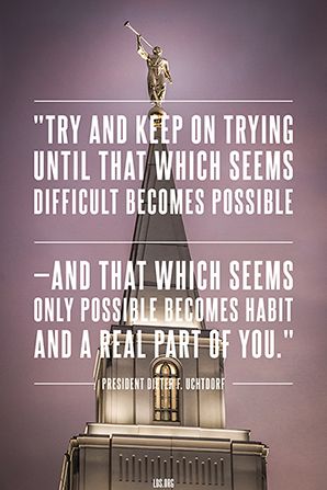 Uchtdorf Quotes, Dieter F Uchtdorf, Conference Quotes, Gospel Quotes, Quotes Arabic, Church Quotes, Spiritual Thoughts, Saint Quotes, Lds Quotes