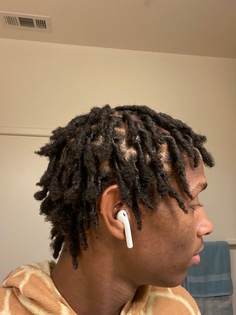 Starter Locs Retwist, Short Loc Styles For Men, Starter Locs Men, Pretty Locs, Wave Hairstyles, Dread Hairstyles For Men, Black Lifestyle, Short Dreads, Black Hair Cuts