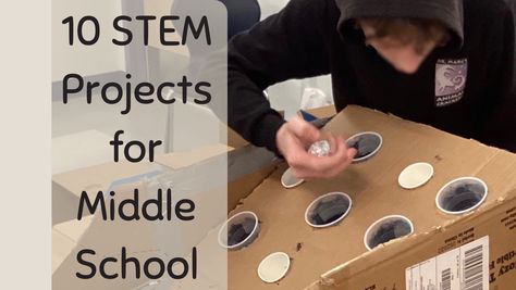 10 Structured STEM Projects For Middle School - Science By Sinai Stem Bins Middle School, Middle School Steam Projects, Stem Activity Middle School, Steam Lessons Middle School, Steam Projects Middle School, Steam Activities Middle School, Middle School Stem Projects, Stem Projects Middle School, Middle School Stem