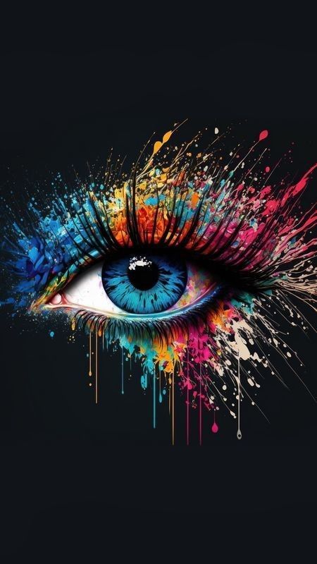 Multi Colored Eyes, Eyeball Art, Eyes Artwork, Soyut Sanat Tabloları, Art Gallery Wallpaper, Eye Art, An Eye, Abstract Art Painting, Aesthetic Art