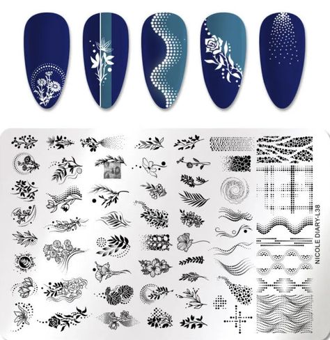 Nail Stamping Plates, Stamping Plates, Nail Stamping, Nail Art Tutorial, Cricut Projects, Stylish Nails, Pretty Nails, Nail Art, Stamp