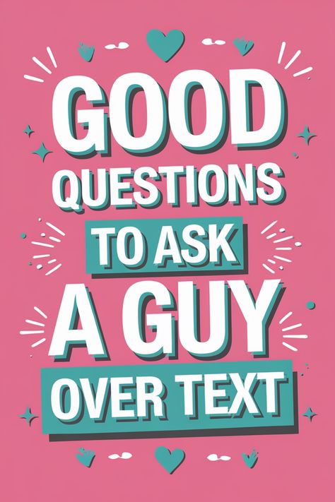 Are you looking to spark engaging conversations with a guy over text? Asking good questions is key! Find inspiration from our list of thoughtful and intriguing questions to ask a guy over text. Whether you're getting to know someone new or trying to deepen your connection, these prompts will help you have meaningful and enjoyable conversations. From lighthearted inquiries to deep introspective queries, there's a question for every occasion. Start texting with confidence and unlock the potential Questions For Getting To Know Someone, General Questions To Ask Someone, Things To Ask To Get To Know A Guy, How To Get To Know Someone Over Text, Questions To Ask To Get To Know Him, Question To Get To Know Someone, What Questions To Ask A Guy You Like, Best Questions To Ask A Guy, Serious Questions To Ask A Guy