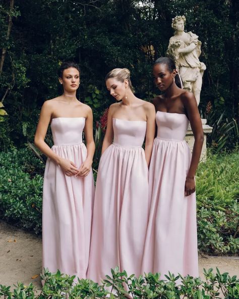 ‼️ JULY SALE ‼️ Save 15% on Jenny Yoo bridesmaid dresses in all shades of red, blush, and blue! Schedule an appointment with your bridal party now! ✨ Pastel Pink Bridesmaid Dresses, White Dresses For Sale, Jenny Yoo Bridal, Spring Bridesmaid Dresses, Jenny Yoo Bridesmaid, Red Blush, Pink Bridesmaid Dress, Bridesmaid Dresses Strapless, Elegant Bridesmaid Dresses