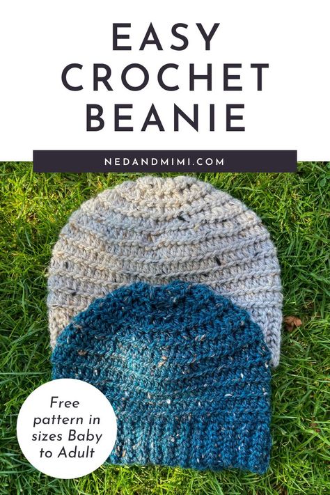 Crochet Gift Patterns Free, Chunky Beanie Crochet Pattern, Crochet Hat Pattern Kids, Toddler Hat Pattern, Crochet Toddler Hat, Snow Magic, Crochet Kids Blanket, Crochet Adult Hat, Crochet Beanies