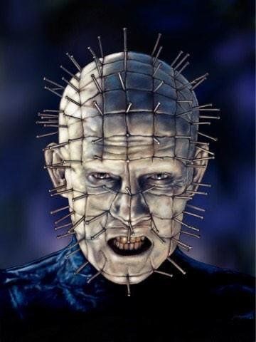 Hellraiser Pinhead, Horror Photos, Horror Drawing, Horror Pictures, Horror Movie Icons, Horror Artwork, Horror Monsters, Horror Tattoo, Horror Movie Art