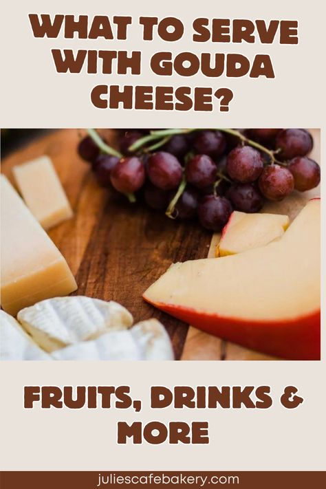 what to eat serve with gouda cheese Gouda Pairings, Gouda Cheese Pairings, Gouda Charcuterie Board, Gouda Cheese Recipes Appetizers, Cheese And Grape Platter, Cheese Pairings Fruit, Recipes With Gouda Cheese, Gouda Cheese Recipes, Healthy Cheese Recipes