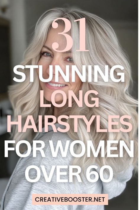 Click for More ➡️ | Save for Later ❤️  Dreaming of a new hair look? These 34 long hairstyles for women over 60 are the ultimate guide to timeless beauty. From effortless waves to precise layered cuts, these styles are designed to make you feel fresh and modern. Explore color options like soft balayage or bold platinum, and find the perfect match for your unique style.   #DreamyHair #Over60Style #LongHairGoals Beige Blonde Balayage, Cool Ash Blonde, Ash Brown Balayage, Long Hairstyles For Women, Soft Balayage, Cut Layers, Warm Brunette, New Hair Look, Effortless Waves